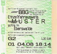 Einzelfahrausweis Regeltarif