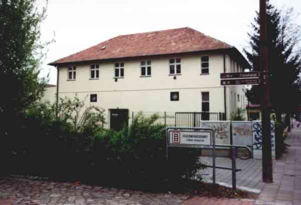 Former administrative building Eberswalde, Bergerstraße and today's
electric rectifier station centre (GUW Mitte)
