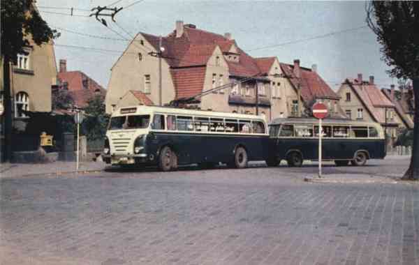 Trolleybus no. 4/III of the GDR type LOWA W 602a