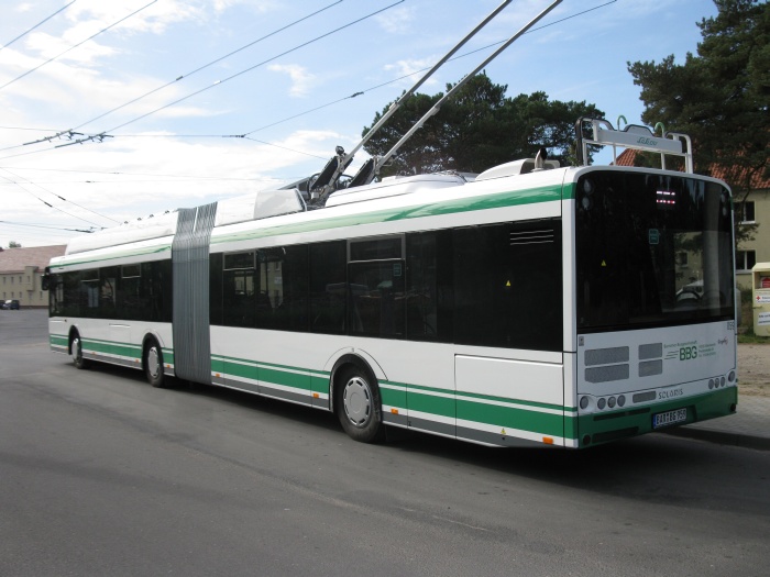Articulated trolleybus no. 059 of the Polish type Solaris Trollino 18 AC