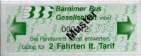 Diese alten Einzelfahrausweise Regeltarif wurden ab 01. August 2004 ungültig.