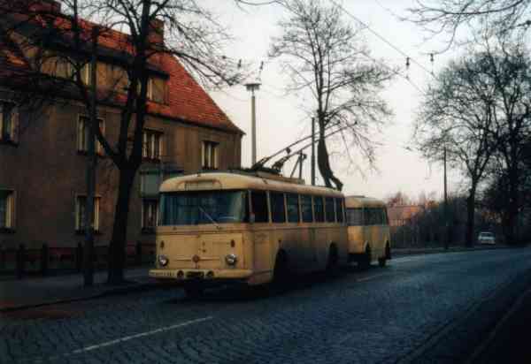 Obus Nr. 30/I umbenannt in 18/II vom tschechischem Typ ŠKODA 9 Tr13 (verschrottet)