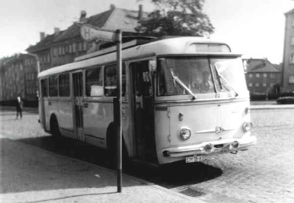 Obus Nr. 22/I vom tschechischen Typ ŠKODA 9 Tr15 (verschrottet)
